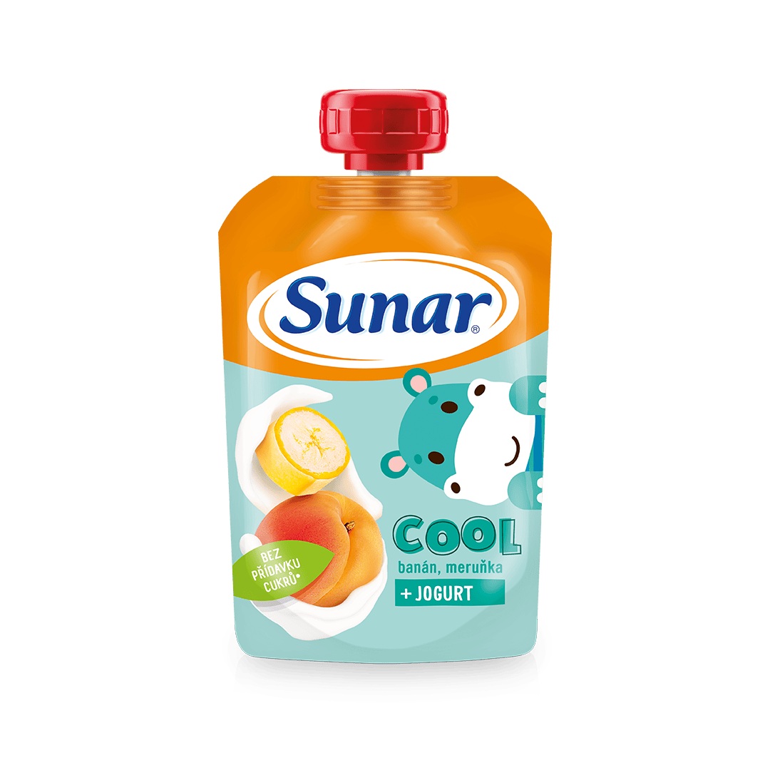 Cool meruňka, banán a jogurt