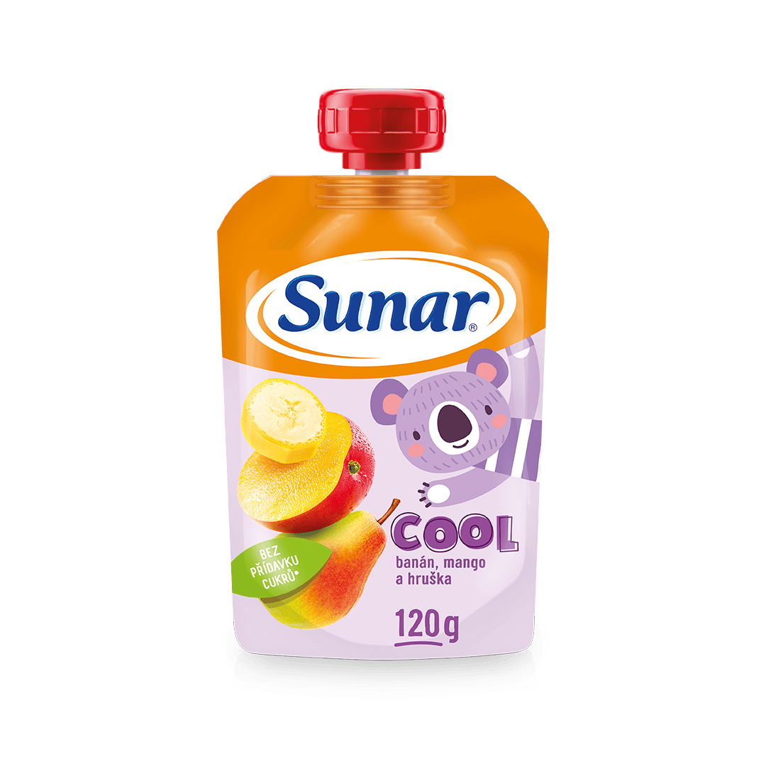 Cool hruška, mango, banán